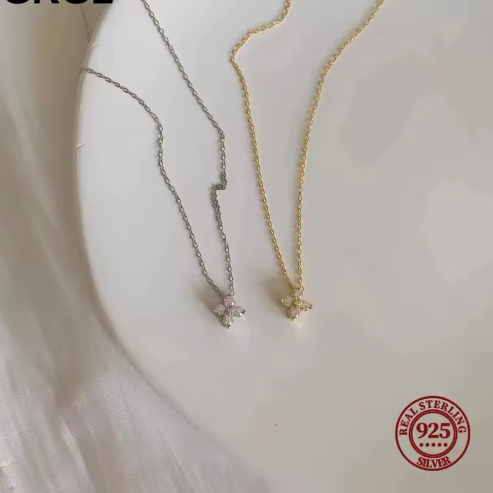 Elegant 925 Sterling Silver Necklace